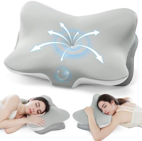Ergonomic Memory Foam Cervical Pillow for Neck Pain Relief