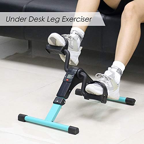 Folding Pedal Exerciser, Mini Exercise Bike Under Desk Bike