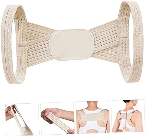 PartyKindom Adjustable Back Posture Corrector Strap for Men and Women