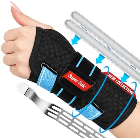 FENGJIDA Carpal Tunnel Wrist Brace for Night Sleep,Work,Typing Support