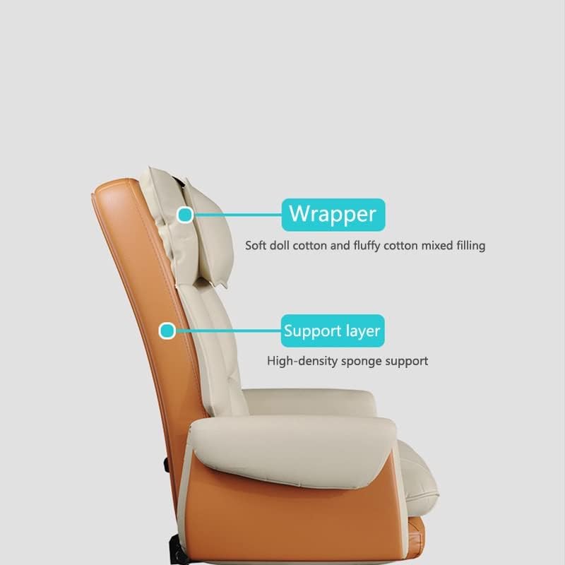 Sofa Office Chair, Gaming Computer Backrest With Footrest Reclining Swivel