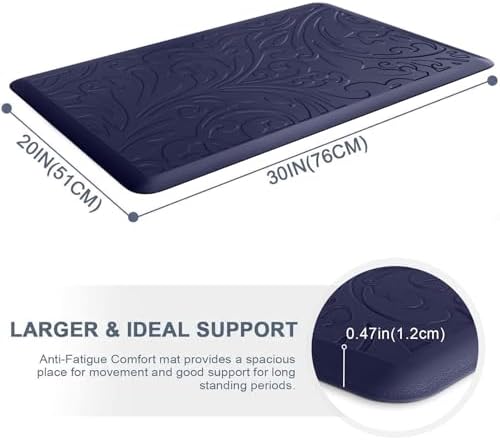 Kitchen Mat Cushioned Anti-Fatigue Comfort Standing Mat Rug for Home,Office