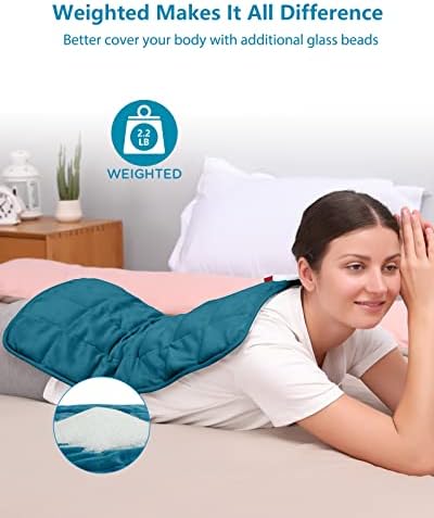 Comfytemp Weighted Heating Pad for Back & Period, FSA Eligible HSA, 12 x 24