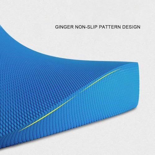 Yoga Knee Pad Foam Balance Pad Physical Therapy Core Balance Disc Extra Thick Non-Slip Exercise Floor Mat for Gym Fitness Stretching Pilate,40×33×5cm,Black