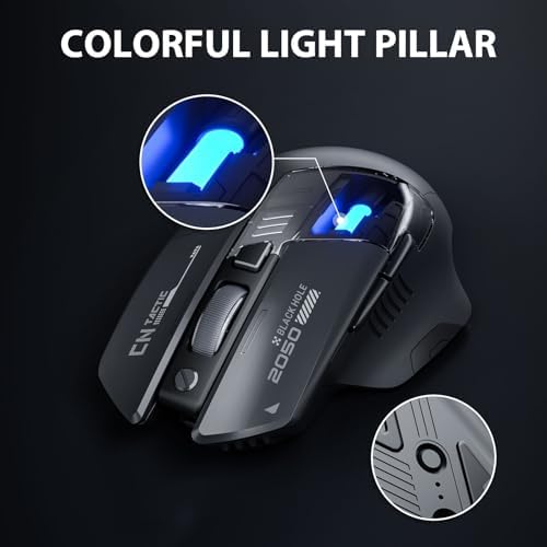 INPHIC A9 V2 Explorer Wireless Gaming Mouse, Tri-Mode, Rechargeable