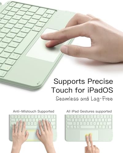 Inateck for iPad (A16) 11th/10th Gen Case with Keyboard, Ultralight 450g