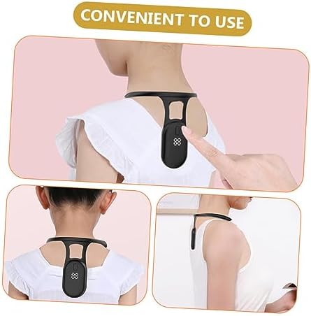 Beavorty Posture Corrector Device for Boy Girl Sitting Posture Training Sensor Hanging Neck Design with Vibration Reminder Portable Tool for Boys and Girls Eye Protection and Hunchback Prevention