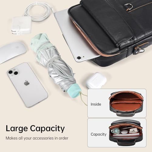 11 Inch Shoulder Bag Leather Carrying Case for 11" iPad Pro M5 M4/iPad Air 11" M4 M3 M2 with Magic Keyboard, iPads A16 11"