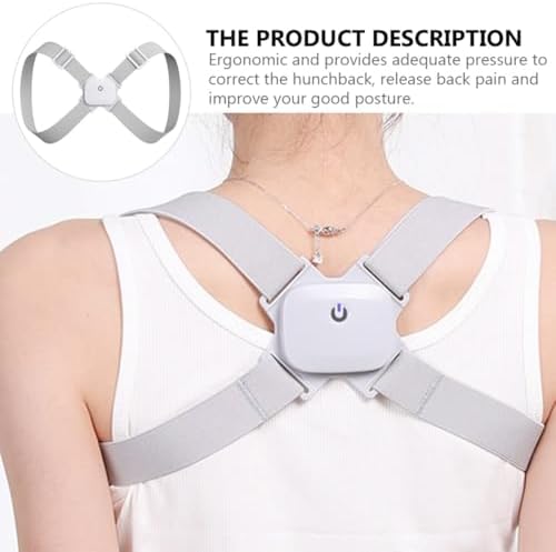 Luxshiny Back Posture Corrector Adjustable Smart Reminder Brace for Unisex