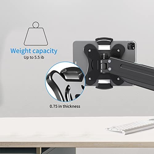 Pholiten Universal VESA Mount Adapter for Tablets, 2-in-1 Laptops