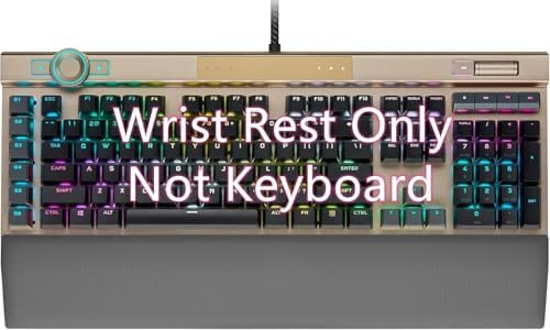 New Wrist Rest for Corsair K100 RGB Keyboard Wrist Rest Pad Support Palm Protection (Not Include Keyboard) (K100 RGB) (Gray)