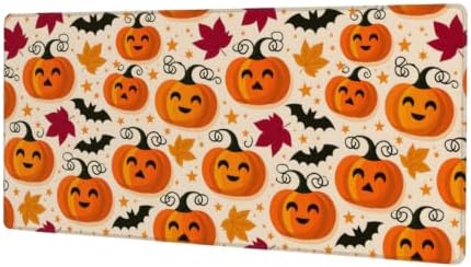 Halloween Large Mouse Pad Non-Slip Rubber Long Gaming Desk Mat