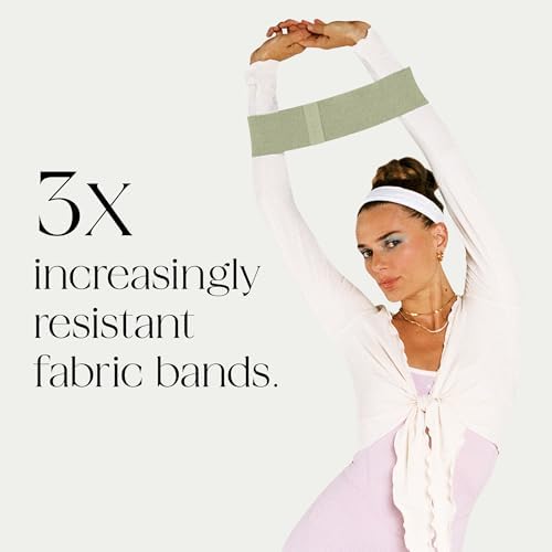 Bala Bands Resistance Bands, Non-Slip Fabric Exercise Bands