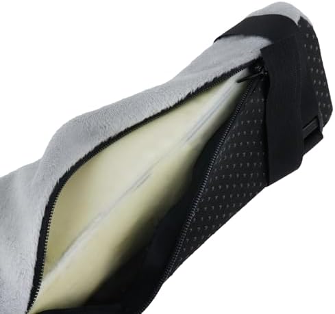 Memory Foam Armrest Pads Ergonomic Cushions for Desk Chairs (Grey)