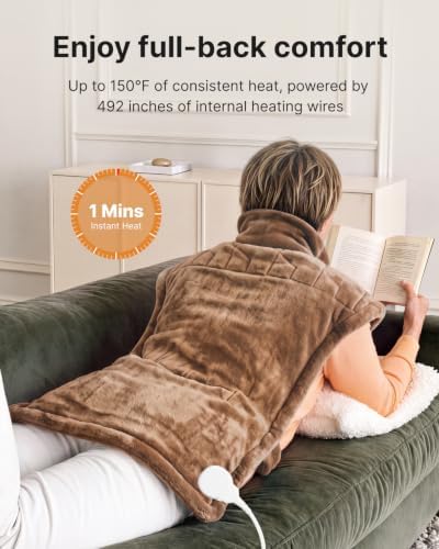 RENPHO Weighted Heating Pad for Neck, Shoulders & Back, Christmas Gift