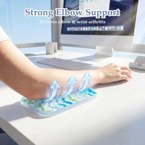Ospelelf Elbow Wrist Rest Pad for Desk, Gel Arm Rest Pad Support for Office