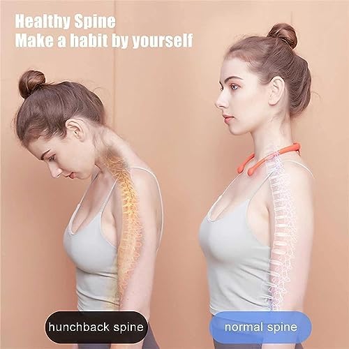 Smart Back Support - Health Smart Posture Corrector, Back Straightener Smart Posture Reminder Corrector Device Improve Back Posture and Prevent Hunchback (Color : Orange)