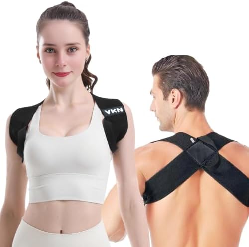 VKN Posture Corrector for Men and Women One-Piece Back Brace Exercise(L)