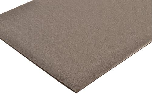 NoTrax 415 Pebble Step Sof-Tred Safety/Anti-Fatigue Mat with Dyna-Shield PVC Sponge, for Dry Areas, 3' Width x 4' Length x 3/8" Thickness, Black