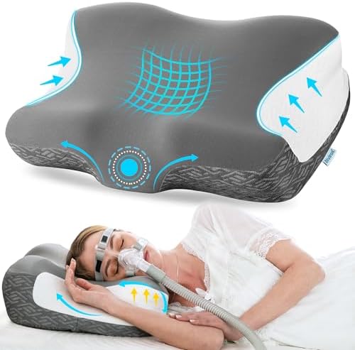 FSA Eligible CPAP Pillow for Users to Reduce Air Leaks & Mask Pressure