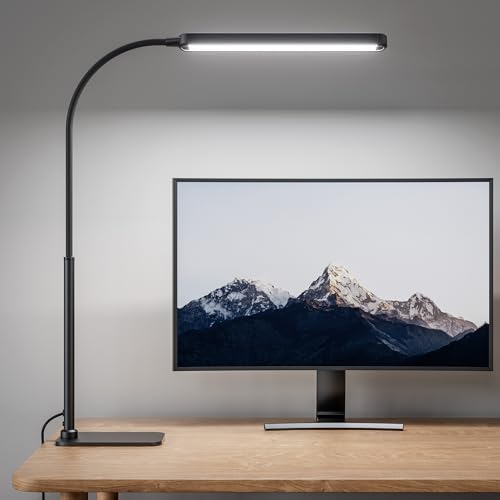 SUPERDANNY Eye-Caring LED Desk Lamp Work Lamp Office Lamp with Base