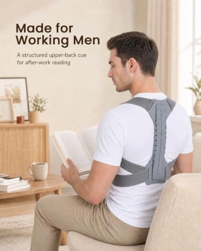 OFIR Men's After-Work Reading Posture Corrector, Upper Back Trainer