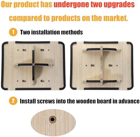 Adult Professional Wooden Balance Board - 350 lbs Non-Slip Balance Board Design, Suitable for Physical Therapy and Under-Desk Use, 2 Simple Setup Methods, Durable and Stable Wooden Board