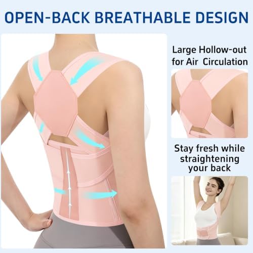 Posture Corrector for Women and Men Upper Back Brace Straightener Scoliosis