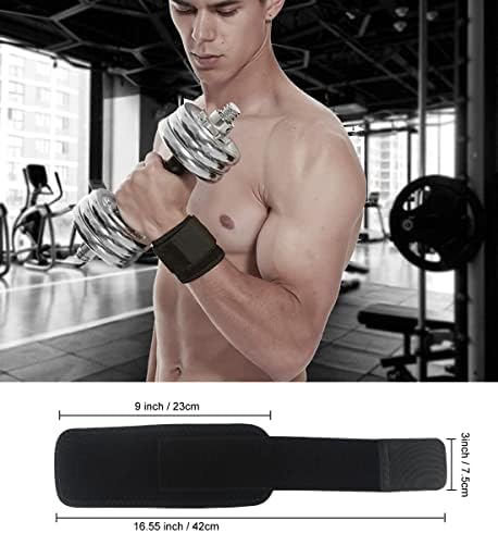 YUNYILAN 2 Pack Wrist Brace Adjustable Wrist Support Wrist Straps for Fitness Weightlifting, Tendonitis, Carpal Tunnel Arthritis, Wrist Wraps Wrist Pain Relief Highly Elastic (Black)