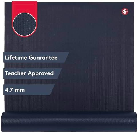 Manduka PROlite Yoga Mat 4.7mm | Lifetime Durability | Hygienic Construction | Teacher Approved