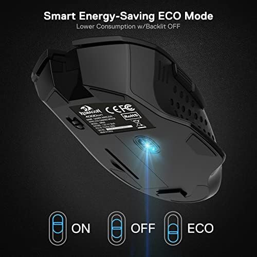 Redragon M656 Wireless Optical Gaming Mouse 4000 DPI Remapping Keys