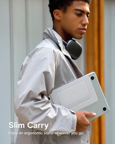 MOFT Airflow Adhesive Laptop Stand, Slim & Portable Laptop Riser for Work