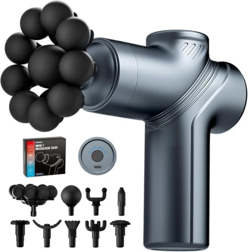 LEERCON Massage Gun Deep Tissue Mini Muscle Back Massager for Pain Relief