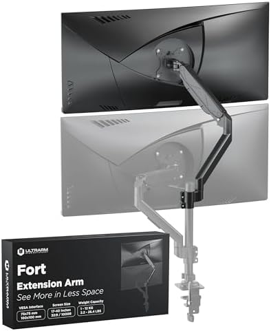 ULTRARM Extra-Tall Extension Arm Accessory for MA12P-S Do Not Use Alone