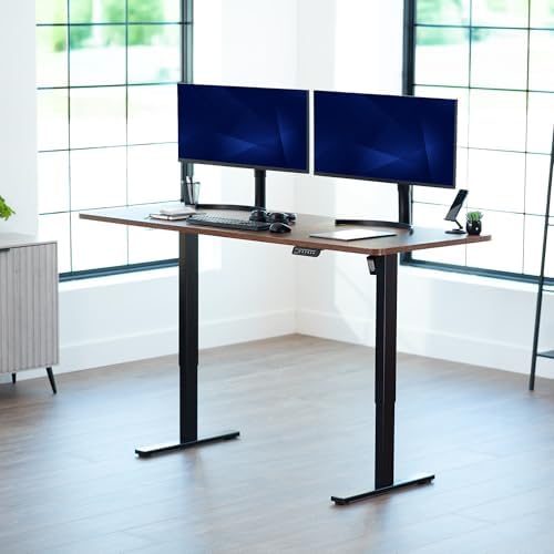 VIVO Rustic Vintage Brown 71 x 30 in Standing Desk, DESK-KIT-1B7N
