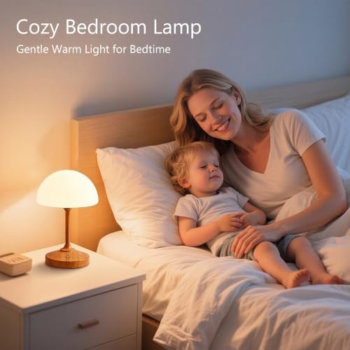Dawnwake Table Lamp Cordless Lamp,5000mAh Rechargeble Battery Operated Lamp