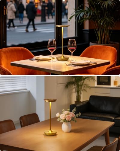 LED Cordless Table Lamp 5000mAh Battery Rechargeable Table Light