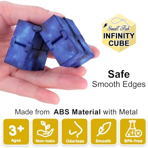 Infinity Cube Sensory Fidget Toy, EDC Tool Fidgeting Game for Kids Adults