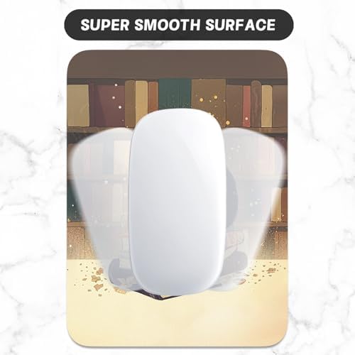 Small Mouse Pad, Mini Mouse Pad 6 x 8 Inch, Thick Rubber Waterproof Mouse Mat, Cute Mousepad for Women Men Wireless Mouse Laptops Home Office, Glasses Cat
