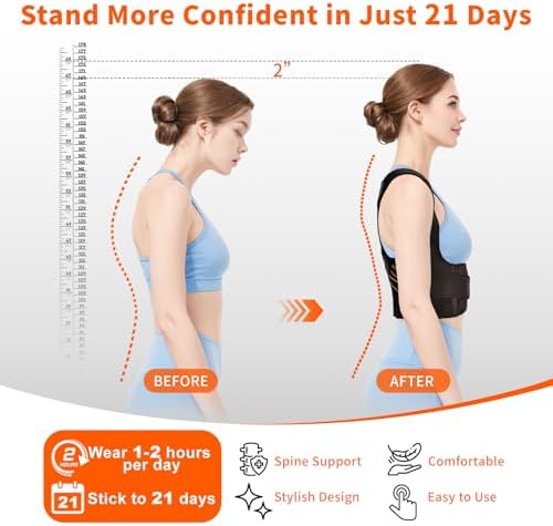 Posture Corrector for Men and Women Upper Back Straightening
