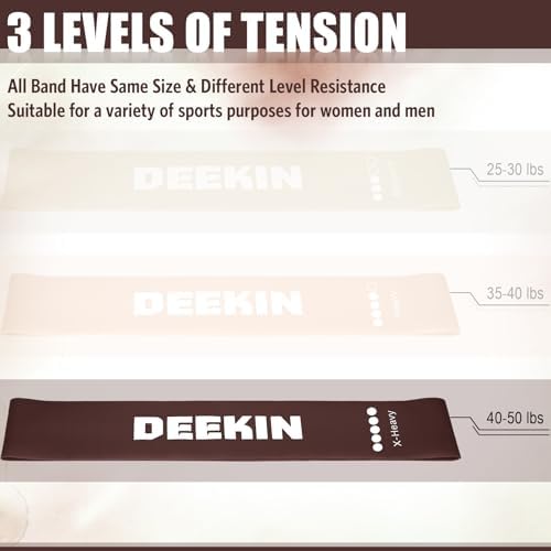 DEEKIN 30 Pcs Resistance Exercise Bands Bulk