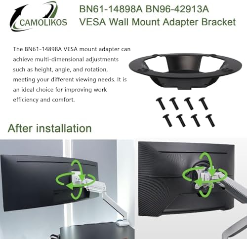 BN61-14898A BN96-42913A VESA Wall Mount Adapter Bracket for Samsung LC49RG90SSNXZA - BN61-14898A