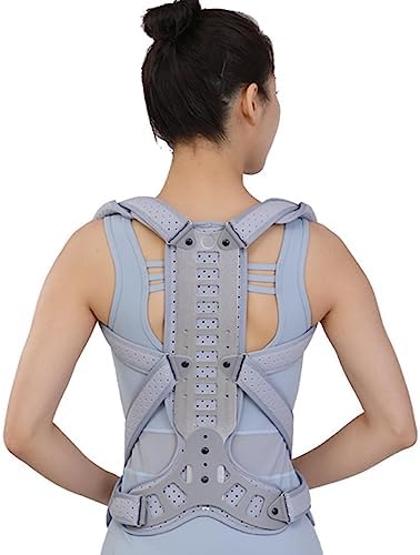 SFKLYU Adjustable Scoliosis Orthosis Spinal Correction Brace Spinal Orthosis Fixation Brace Back Correction Bracket for Aldult Men and Women,L