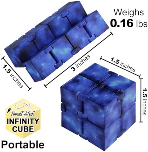 Infinity Cube Sensory Fidget Toy, EDC Tool Fidgeting Game for Kids Adults
