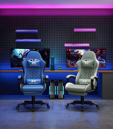 Gamtimer Gaming Chair, 400 LB Weight Capacity,with Pocket Spring Cushion