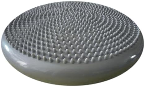 AppleRound Inflated Wobble Cushion with Hand Pump, Air Stability Board (Extra Thick), Core Balance Disc for Adults, Sensory Wiggle Seat for Kids, Flexible Seating for All Age, 13.5in / 34cm Diameter