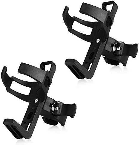Accmor 2 Pack Bike Water Bottle Holders No Screws, Universal Bike Cup Holder, 360 Degree Rotatable Bike Water Bottle Cage, Water Bottle Holders for Kids Bike Adult Bike