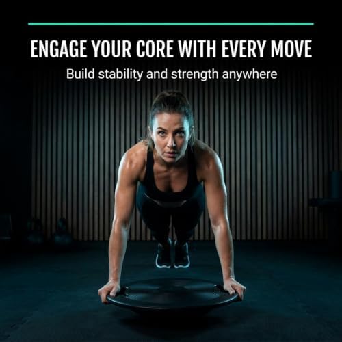 Wobble Balance Board | Portable Stability Trainer | Non-Slip Design
