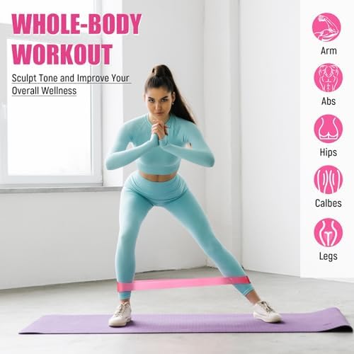 Deekin 20 Pcs Resistance Bands, 10-115 Lbs, 5 Levels