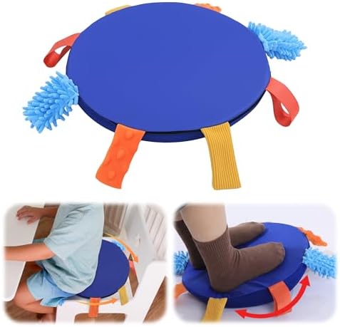 BALAPET Sensory Wobble Cushion for Kids, Memory Foam Support Sensory Wobble Cushion, 2-in-1 Wobble Chair Feet Promotes Active Learning and Improves Focus for Classroom Elementary